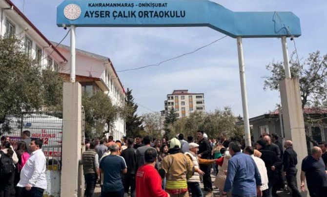 Kahramanmaraş liseyində baş verən hadisə ilə əlaqədar 80-dən çox insan saxlanılıb