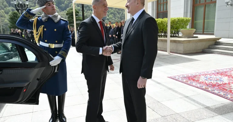 İlham Əliyev Çexiyanın baş nazirini Qəbələdə qarşıladı – FOTO – VİDEO