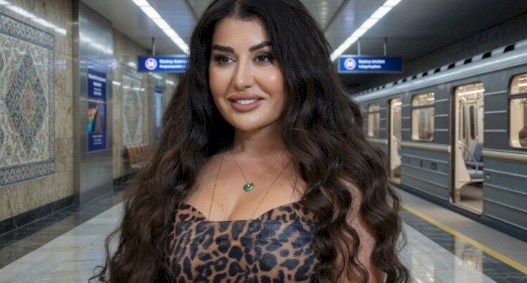 Rəqqasə Fatimə Bakı metrosunda görün neylədi – VİDEO