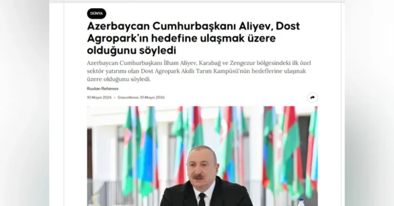 Dünya mediası İlham Əliyevin Zəngilanda çıxışı zamanı verdiyi mesajlardan yazır – FOTO