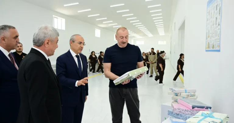 Xocalı şəhərində “Qarabağ Tekstil Evi” MMC istifadəyə verilib Xocalı şəhərində “Qarabağ Tekstil Evi” MMC istifadəyə verilib