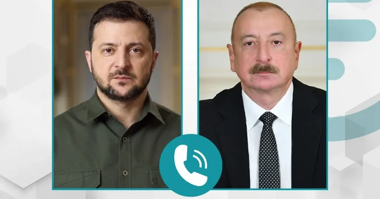 Volodimir Zelenski İlham Əliyevə zəng edib