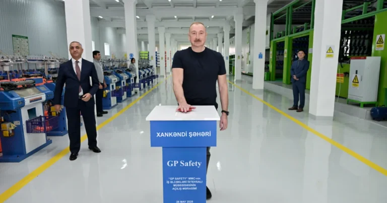 Xankəndidə iş əlcəkləri istehsalı müəssisəsinin açılışı olub