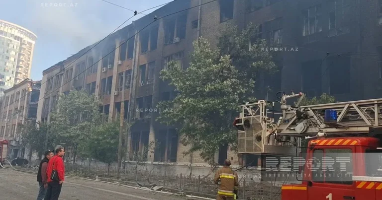 Kiyevə raket hücumu: Azərbaycanın Ukraynadakı səfirliyinə ziyan dəydi – FOTO