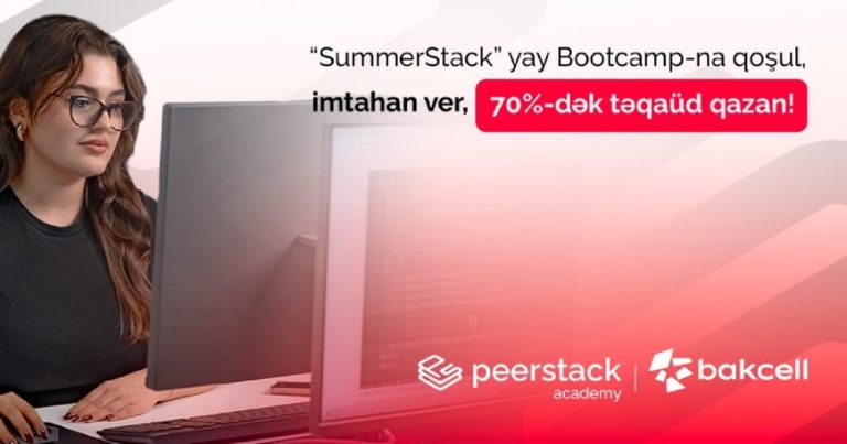 Bakcell-in dəstəyi ilə gənclər üçün “SummerStack Bootcamp” başlayır