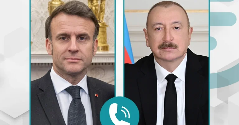 Emmanuel Makron İlham Əliyevə zəng vurub