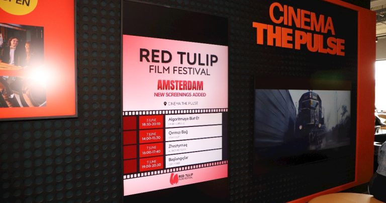 Amsterdamda “Qırmızı bağ” filmi nümayiş etdirildi — VİDEO/FOTO