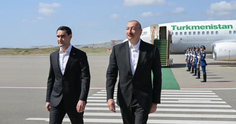 İlham Əliyev və Sərdar Berdiməhəmmədov Füzulidə – FOTO