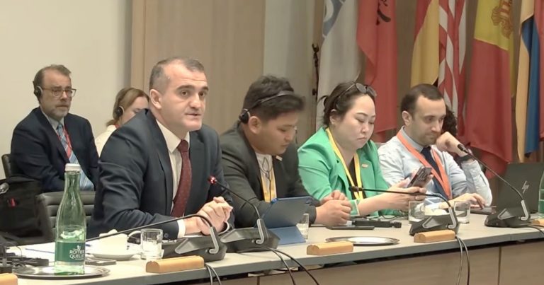Ermənistan nümayəndəsi ATƏT`in Vyana toplantısında Azərbaycan əleyhinə çıxış etdi – azərbaycanlı hüquq müdafiəçisi onu susdurdu