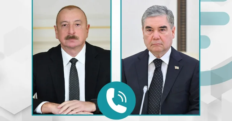 İlham Əliyevlə Qurbanqulu Berdiməhəmmədov arasında telefon danışığı baş tutub