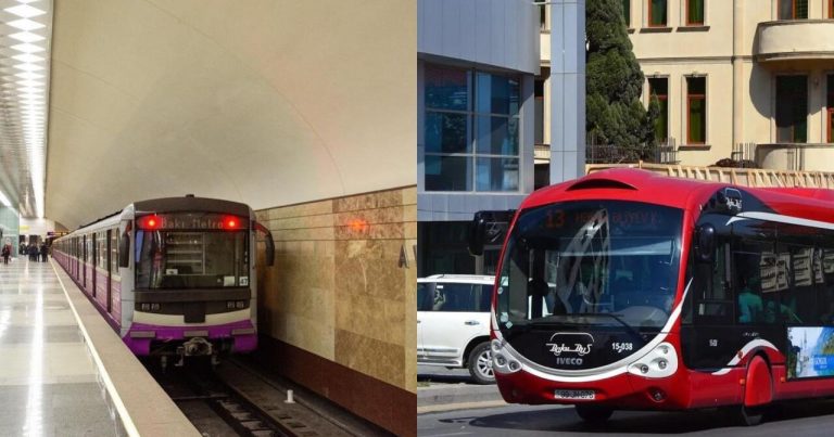 Avtobus və metrodan istifadə edənlərə ŞAD XƏBƏR
