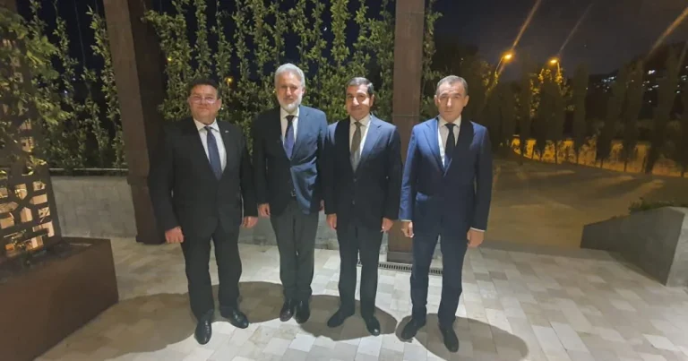 Hikmət Hacıyev rumıniyalı həmkarı ilə görüşdü: Strateji tərəfdaşlıq məsələləri müzakirə edildi – FOTO