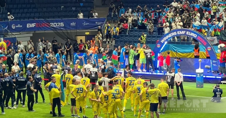 Avropa çempionu olan Azərbaycan millisi mükafatlandırılıb – VİDEO