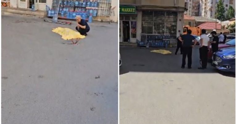Bakıda dəhşətli hadisə: Qadın pəncərə silərkən yıxıldı – VİDEO Bakıda dəhşətli hadisə: Qadın pəncərə silərkən yıxıldı – VİDEO