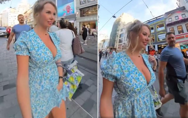İstanbulda rus turistin görüntüləri müzakirə yaratdı – VİDEO İstanbulda rus turistin görüntüləri müzakirə yaratdı – VİDEO