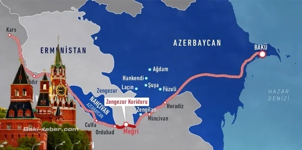 Rusiya “Zəngəzur dəhlizi”ndən pay istəyir Rusiya “Zəngəzur dəhlizi”ndən pay istəyir