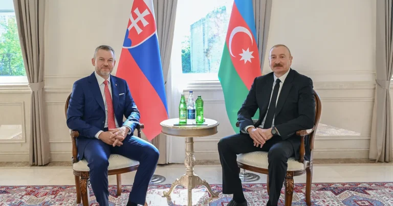 Şuşada Azərbaycan və Slovakiya prezidentlərinin təkbətək görüşü olub