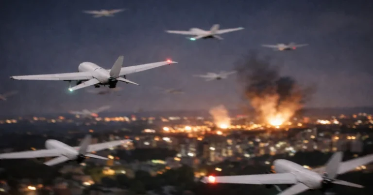 Bir gecədə 430 dron: Moskvaya son iki ilin ən böyük PUA hücumu olub – VİDEO Bir gecədə 430 dron: Moskvaya son iki ilin ən böyük PUA hücumu olub – VİDEO