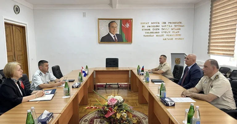 Azərbaycan ilə Xorvatiya arasında hərbi təhsil sahəsində əməkdaşlıq müzakirə olunub