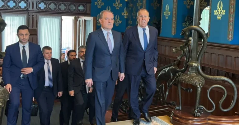 Moskvada Azərbaycan və Rusiya xarici işlər nazirləri arasında görüş keçirilir – FOTO