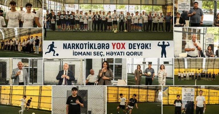 Bakıxanov qəsəbəsində “İdman narkotiklərə qarşı: sağlam həyatı seç!” layihəsi çərçivəsində tədbir keçirilib – FOTOLAR