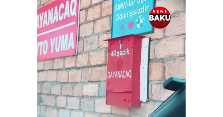 Bu rayonumuzda qəribə parkinq: BMW sürənlərə pulsuz – (Video)