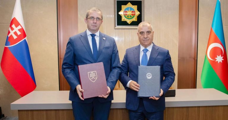 Azərbaycanla Slovakiya arasında məxfi məlumatın mübadiləsi və qarşılıqlı mühafizəsi Sazişi İMZALANDI – FOTO