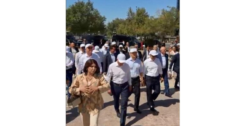 Azərbaycan nümayəndə heyəti Buxara “Ark” Qalasına gəlib – (Video)