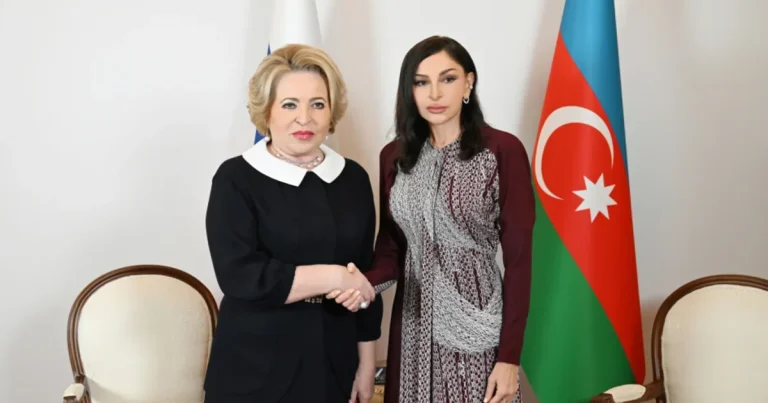 Valentina Matviyenko Mehriban Əliyevaya məktub göndərib Valentina Matviyenko Mehriban Əliyevaya məktub göndərib