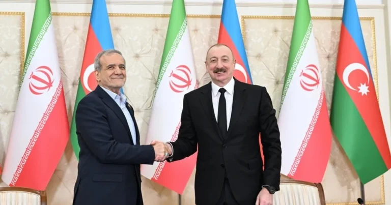 İlham Əliyev Məsud Pezeşkiana təşəkkür etdi – FOTO