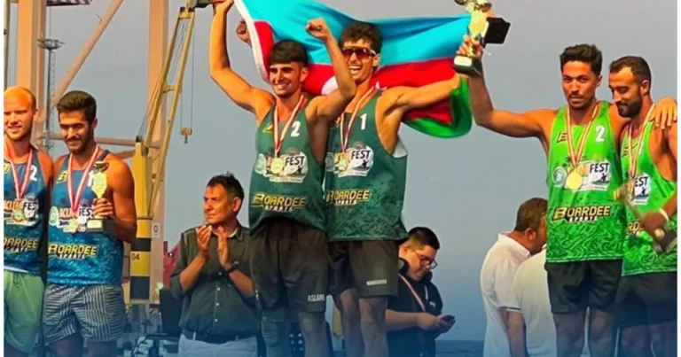 Azərbaycanın çimərlik voleybolçuları beynəlxalq turnirin qalibi olublar