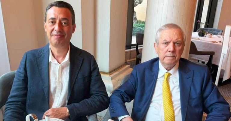 Ehtiram Quliyev şəkil çəkdirmək üçün Aziz Yıldırımı narahat edib? – Fotolar