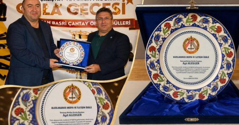Aqil Ələsgər Türkiyədə “Beynəlxalq Media və Kommunikasiya Mükafatı”na layiq görüldü – FOTO
