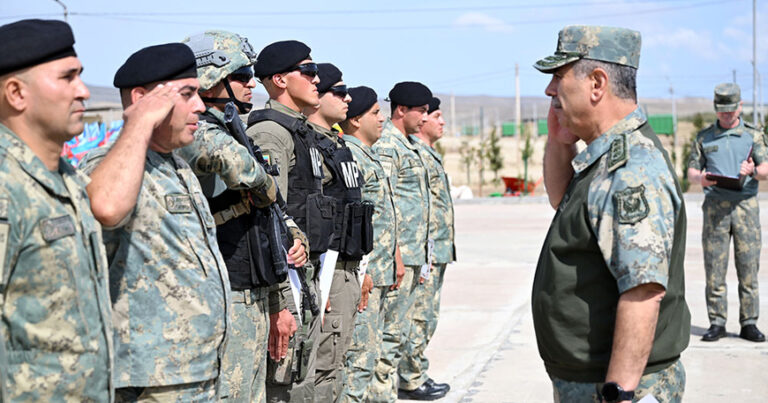 Azərbaycan hərbçiləri NATO əməliyyatı hazırlığında