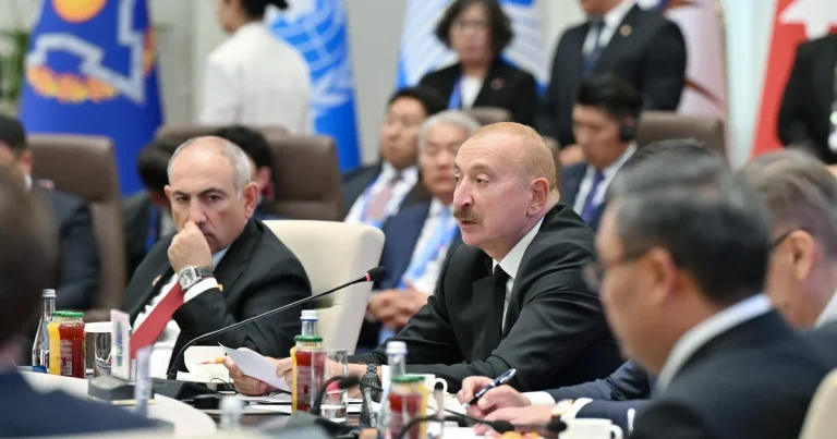 Azərbaycan Prezidenti: “Çoxillik münaqişə zonası olmuş Cənubi Qafqaz bölgəsi sülh zonasına çevrilməkdədir”