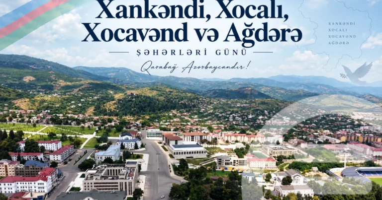 Xankəndi, Xocalı, Xocavənd və Ağdərə şəhərləri günü qeyd olunur