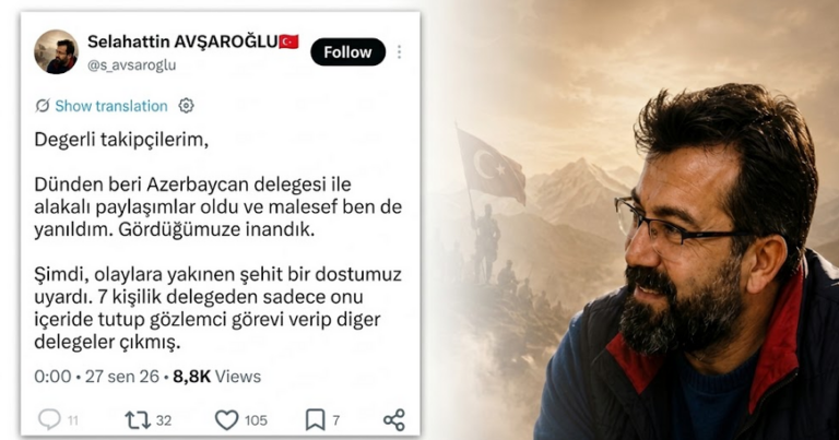 Məşhur türkiyəli alim Azərbaycandan ÜZR İSTƏDİ – FOTO