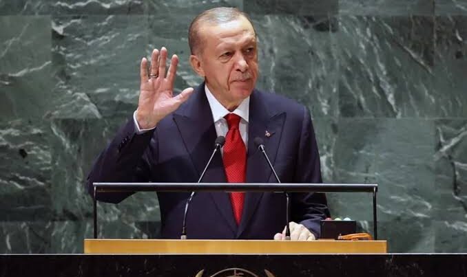 Ərdoğan BMT-də Fələstin dövlətinin tanınmasına çağırdı Ərdoğan BMT-də Fələstin dövlətinin tanınmasına çağırdı