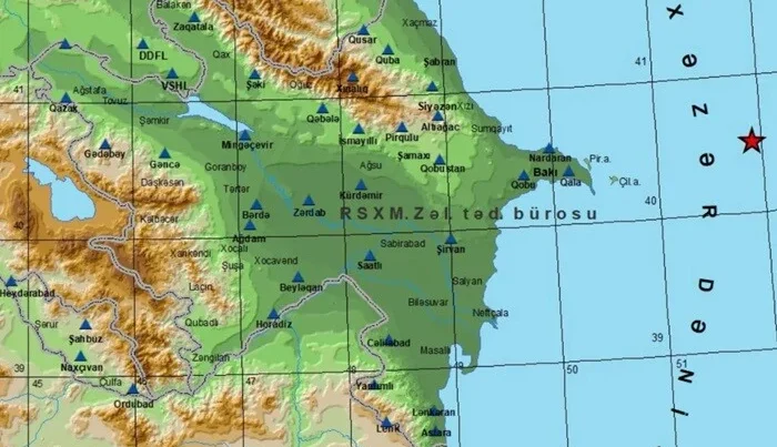 Azərbaycanda hiss edilən zəlzələ oldu