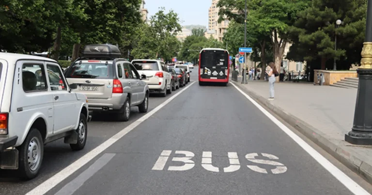 Bakıda daha iki küçədə avtobus zolaqları təşkil olunur
