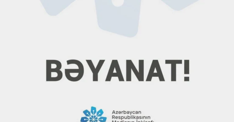 Qərb mediası Azərbaycana qarşı təşkil olunmuş dezinformasiya kampaniyası aparır – BƏYANAT – VİDEO