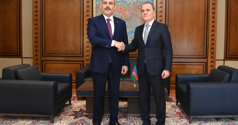 Ceyhun Bayramovla Hakan Fidan arasında təkbətək görüş baş tutub – FOTO