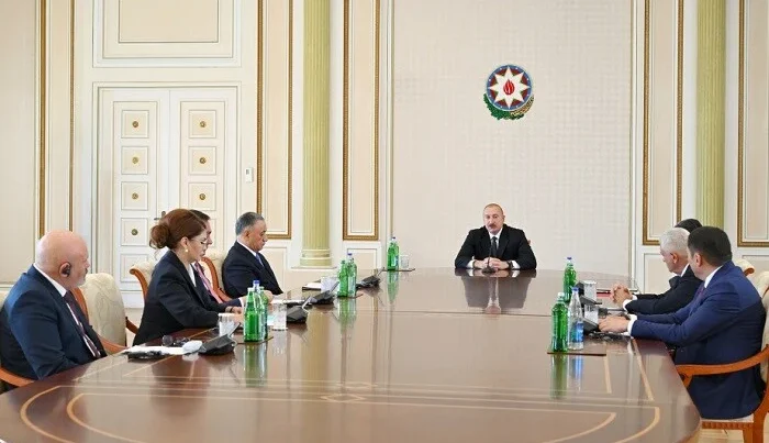 Prezident onları qəbul etdi