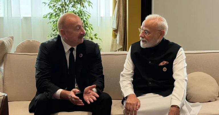 İlham Əliyev Narendra Modi ilə görüşü barədə paylaşım edib – FOTO