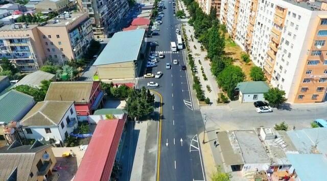 Bu yolda hərəkət 2 zolaqlı oldu – Foto