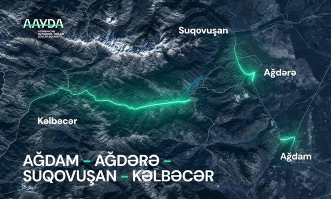 Qarabağda nəhəng yol layihəsi: Ağdamdan Kəlbəcərə qədər YENİ MARŞRUT – VİDEO