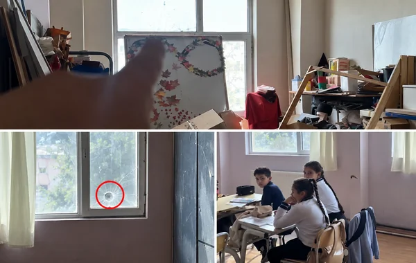 Bakıda məktəbə daş atıldı: İki şagird yaralandı – VİDEO Bakıda məktəbə daş atıldı: İki şagird yaralandı – VİDEO
