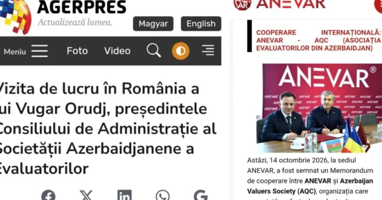 Rumıniyanın dövlət xəbər agentliyi AQC sədrinin səfərinə diqqət ayırıb