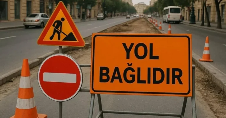 Bakıda bu yol bağlanır – Sürücülərə XƏBƏRDARLIQ