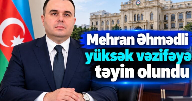 Azərbaycan İnvestisiya Holdinqində yeni təyinat: Mehran Əhmədli hansı vəzifəyə gətirildi?